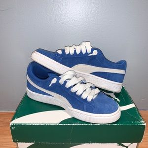 Puma snorkel blue-white suede